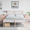 vidaXL - Nachtkastjes - 2 - st - 36x39x60,5 - cm - staal - roze