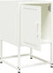 vidaXL - Nachtkastjes - 2 - st - 36x39x60,5 - cm - staal - wit