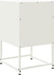 vidaXL - Nachtkastjes - 2 - st - 36x39x60,5 - cm - staal - wit