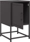 vidaXL - Nachtkastjes - 2 - st - 36x39x60,5 - cm - staal - zwart