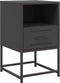 vidaXL - Nachtkastjes - 2 - st - 36x39x60,5 - cm - staal - zwart