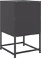 vidaXL - Nachtkastjes - 2 - st - 36x39x60,5 - cm - staal - zwart