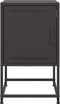 vidaXL - Nachtkastjes - 2 - st - 36x39x60,5 - cm - staal - zwart
