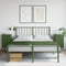 vidaXL - Nachtkastjes - 2 - st - 36x39x68 - cm - staal - olijfgroen