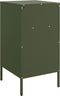 vidaXL - Nachtkastjes - 2 - st - 36x39x68 - cm - staal - olijfgroen