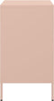 vidaXL - Nachtkastjes - 2 - st - 36x39x68 - cm - staal - roze