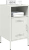 vidaXL - Nachtkastjes - 2 - st - 36x39x68 - cm - staal - wit