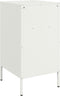 vidaXL - Nachtkastjes - 2 - st - 36x39x68 - cm - staal - wit