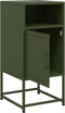 vidaXL - Nachtkastjes - 2 - st - 36x39x78 - cm - staal - olijfgroen