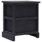 vidaXL - Nachtkastjes - 2 - st - 38x28x45 - cm - paulowniahout - zwart