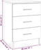 vidaXL - Nachtkastjes - 2 - st - 38x35x56 - cm - bewerkt - hout - gerookt - eikenkleurig