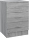 vidaXL - Nachtkastjes - 2 - st - 38x35x56 - cm - bewerkt - hout - grijs - sonoma - eiken