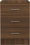 vidaXL - Nachtkastjes - 2 - st - 38x35x56 - cm - bewerkt - hout - bruin - eikenkleur