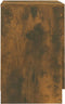 vidaXL - Nachtkastjes - 2 - st - 38x35x56 - cm - bewerkt - hout - gerookt - eikenkleurig