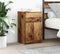 vidaXL - Nachtkastjes - 2 - st - 39x35x65 - cm - bewerkt - hout - oud - houtkleurig
