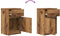 vidaXL - Nachtkastjes - 2 - st - 39x35x65 - cm - bewerkt - hout - oud - houtkleurig