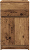 vidaXL - Nachtkastjes - 2 - st - 39x35x65 - cm - bewerkt - hout - oud - houtkleurig