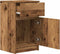 vidaXL - Nachtkastjes - 2 - st - 39x35x65 - cm - bewerkt - hout - oud - houtkleurig