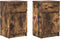 vidaXL - Nachtkastjes - 2 - st - 39x35x65 - cm - bewerkt - hout - gerookt - eikenkleur