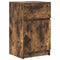 vidaXL - Nachtkastjes - 2 - st - 39x35x65 - cm - bewerkt - hout - gerookt - eikenkleur