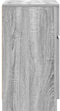 vidaXL - Nachtkastjes - 2 - st - 39x35x65 - cm - bewerkt - hout - grijs - sonoma - eiken