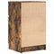 vidaXL - Nachtkastjes - 2 - st - 39x35x65 - cm - bewerkt - hout - gerookt - eikenkleur