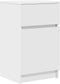 vidaXL - Nachtkastjes - 2 - st - 39x35x65 - cm - bewerkt - hout - wit