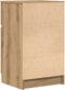 vidaXL - Nachtkastjes - 2 - st - 39x35x65cm - bewerkt - hout - artisanaal - eikenkleur