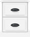 vidaXL - Nachtkastjes - 2 - st - 39x39x47,5 - cm - bewerkt - hout - wit