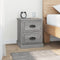 vidaXL - Nachtkastjes - 2 - st - 39x39x47,5 - cm - bewerkt - hout - grijs - sonoma - eiken