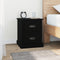vidaXL - Nachtkastjes - 2 - st - 39x39x47,5 - cm - bewerkt - hout - zwart