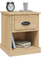 vidaXL - Nachtkastjes - 2 - st - 39x39x47,5 - cm - bewerkt - hout - sonoma - eikenkleur