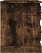 vidaXL - Nachtkastjes - 2 - st - 39x39x47,5 - cm - bewerkt - hout - gerookt - eikenkleur
