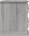 vidaXL - Nachtkastjes - 2 - st - 39x39x47,5 - cm - bewerkt - hout - grijs - sonoma - eiken