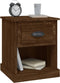 vidaXL - Nachtkastjes - 2 - st - 39x39x47,5 - cm - bewerkt - hout - bruin - eikenkleur