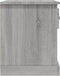 vidaXL - Nachtkastjes - 2 - st - 39x39x47,5 - cm - bewerkt - hout - grijs - sonoma - eiken