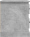 vidaXL - Nachtkastjes - 2 - st - 39x39x47,5 - cm - bewerkt - hout - betongrijs