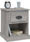 vidaXL - Nachtkastjes - 2 - st - 39x39x47,5 - cm - bewerkt - hout - grijs - sonoma - eiken