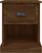 vidaXL - Nachtkastjes - 2 - st - 39x39x47,5 - cm - bewerkt - hout - bruin - eikenkleur