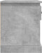 vidaXL - Nachtkastjes - 2 - st - 39x39x47,5 - cm - bewerkt - hout - betongrijs