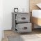 vidaXL - Nachtkastjes - 2 - st - 39x39x47,5 - cm - bewerkt - hout - grijs - sonoma - eiken