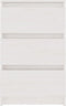vidaXL - Nachtkastjes - 2 - st - 40x29,5x64 - cm - massief - grenenhout - wit