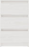 vidaXL - Nachtkastjes - 2 - st - 40x29,5x64 - cm - massief - grenenhout - wit