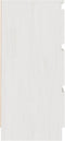 vidaXL - Nachtkastjes - 2 - st - 40x29,5x64 - cm - massief - grenenhout - wit