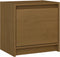 vidaXL - Nachtkastjes - 2 - st - 40x30,5x40 - cm - massief - grenenhout - honingbruin