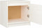 vidaXL - Nachtkastjes - 2 - st - 40x30,5x40 - cm - massief - grenenhout - wit
