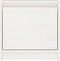 vidaXL - Nachtkastjes - 2 - st - 40x30,5x40 - cm - massief - grenenhout - wit