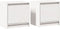 vidaXL - Nachtkastjes - 2 - st - 40x30,5x40 - cm - massief - grenenhout - wit
