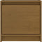vidaXL - Nachtkastjes - 2 - st - 40x30,5x40 - cm - massief - grenenhout - honingbruin