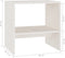 vidaXL - Nachtkastjes - 2 - st - 40x30,5x40 - cm - massief - grenenhout - wit